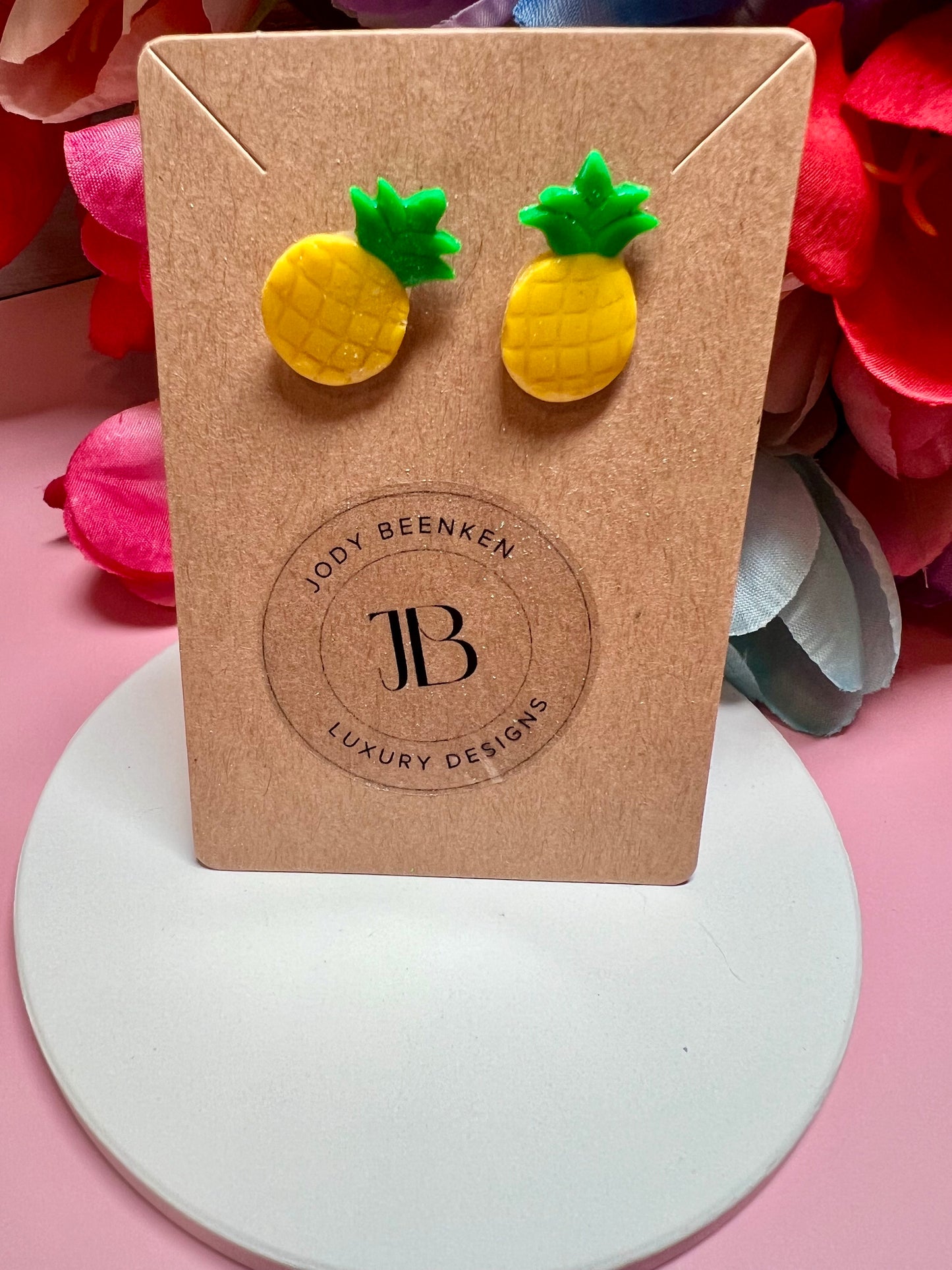 Pineapple Stud Earrings
